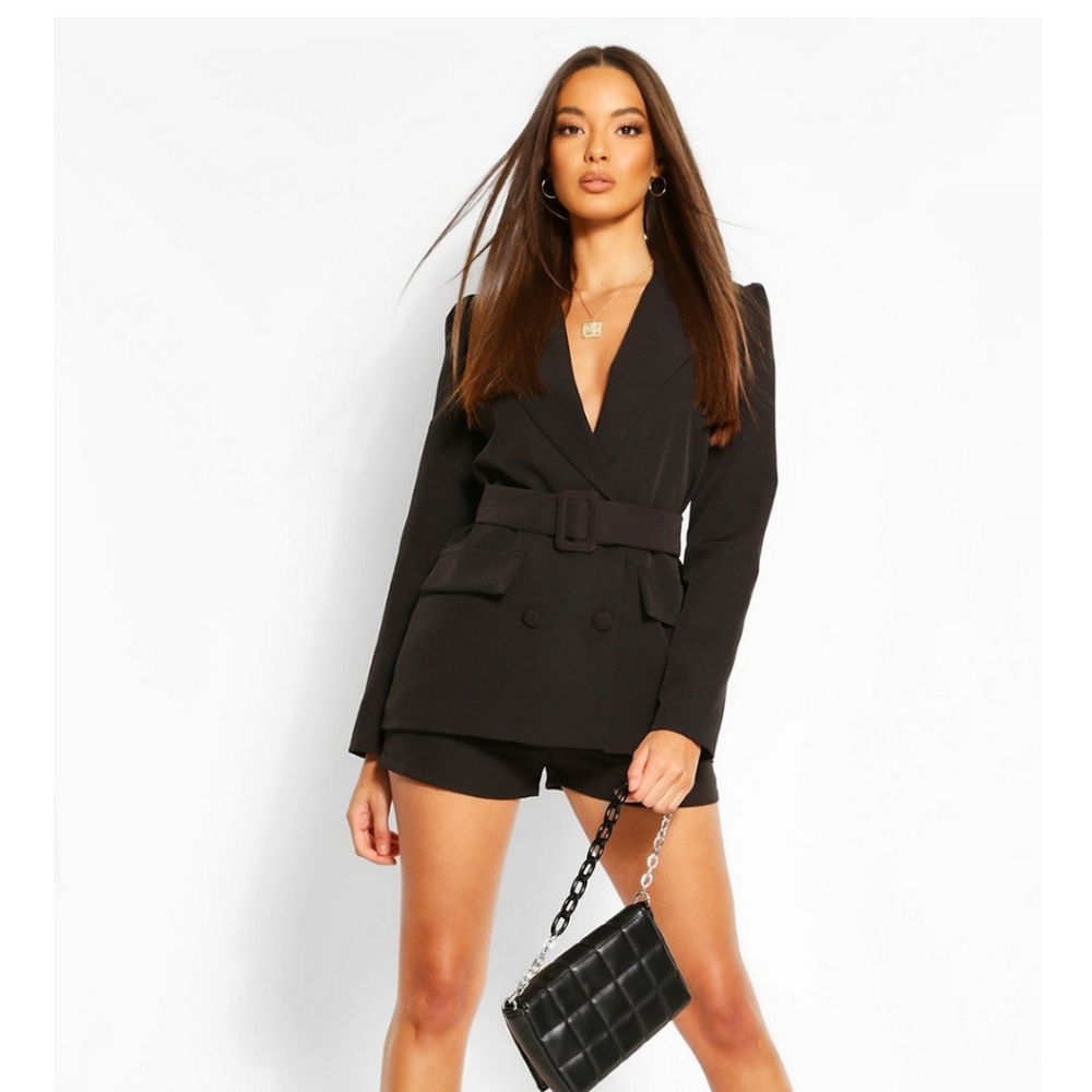 Button Tailored Shorts